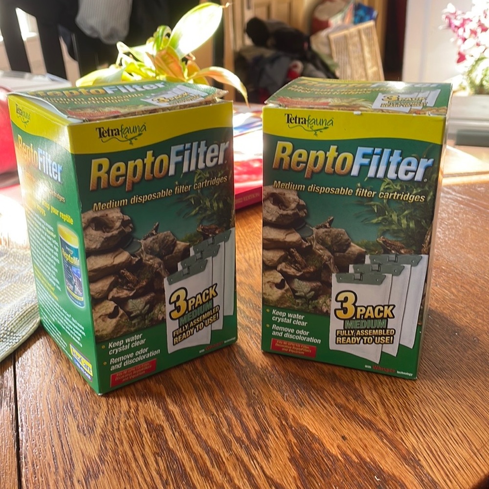 Two (2) Boxes Tetrafauna Medium Disposable Filters